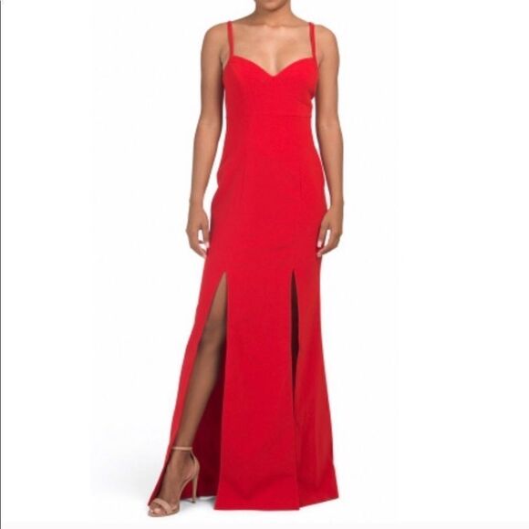 LIKELY - Alameda Gown in Red - Picture 1 of 6